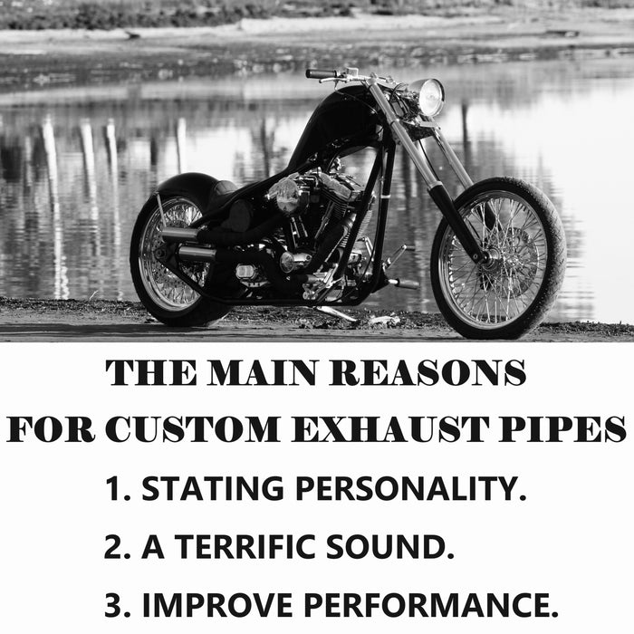 Iron Growl 2.0'' LAF Drag Pipes for 1957-1985 Harley Sportster Pipes Upgrade Pre Order