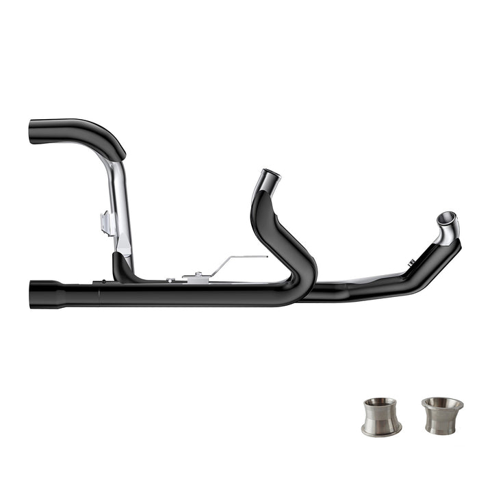 True Dual Head Pipes for Harley Touring Exhaust Headers 2017-up Models