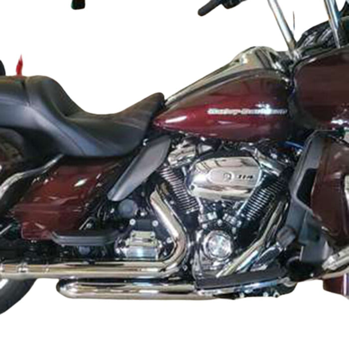 True Dual Head Pipes for Harley Touring Exhaust Headers 2017-up Models