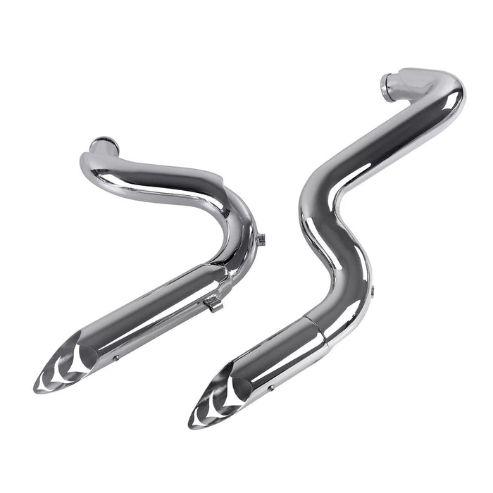 Performance Exhaust Drag Pipe 2 inot 2 for Harley 1984-2016 Forward-control Touring CVO Dyna SoftailIG