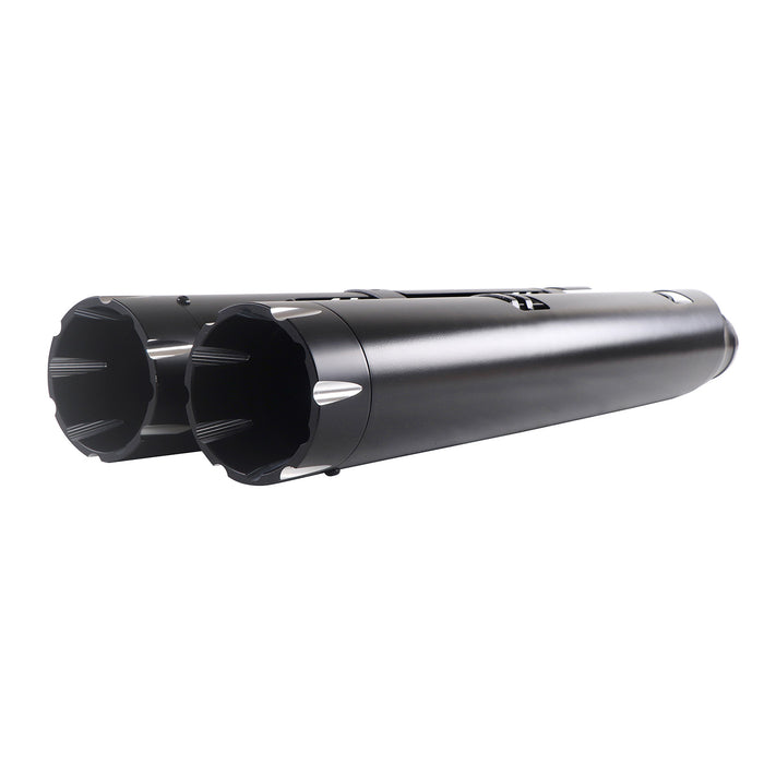 4.5” Slip On Mufflers Exhaust for Indian 2014-UP Chief Chieftain Roadmaster Springfield Challenger Black